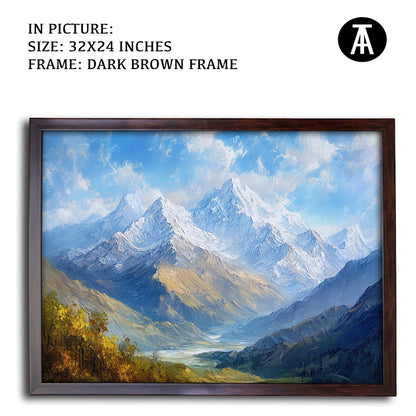 Artwork in Metal Champagne Gold Frame