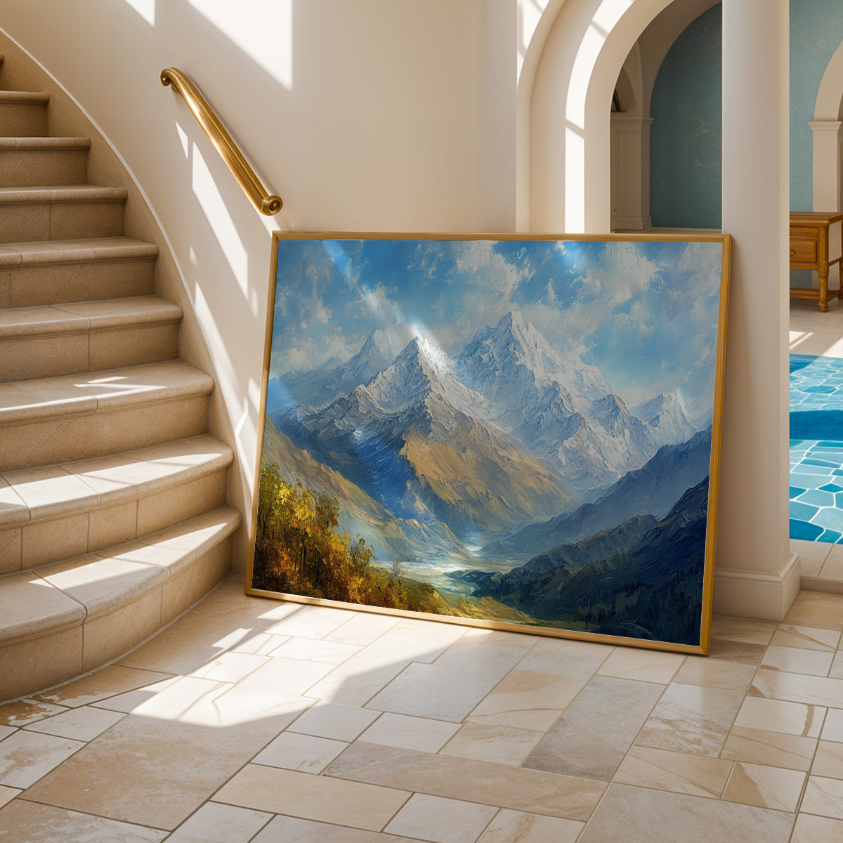 Indian Painting in a Lifestyle Setting