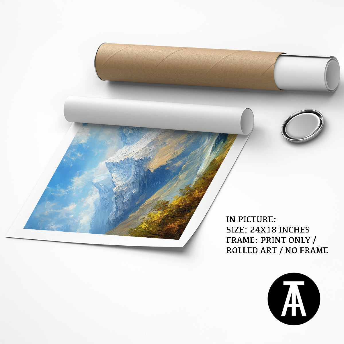 Artwork as Print Only or Rolled Art
