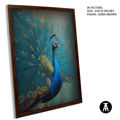 Artwork in Metal Champagne Gold Frame
