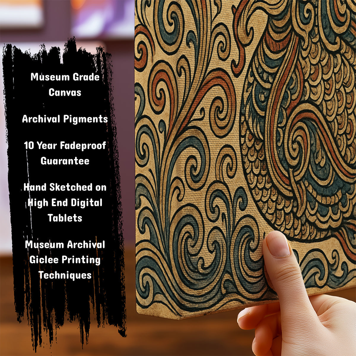 Information about Indian Art Canvas Art Print