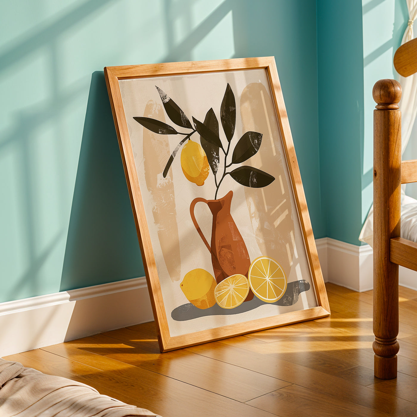 Praha Bohemian Artwork in a Lifestyle Setting