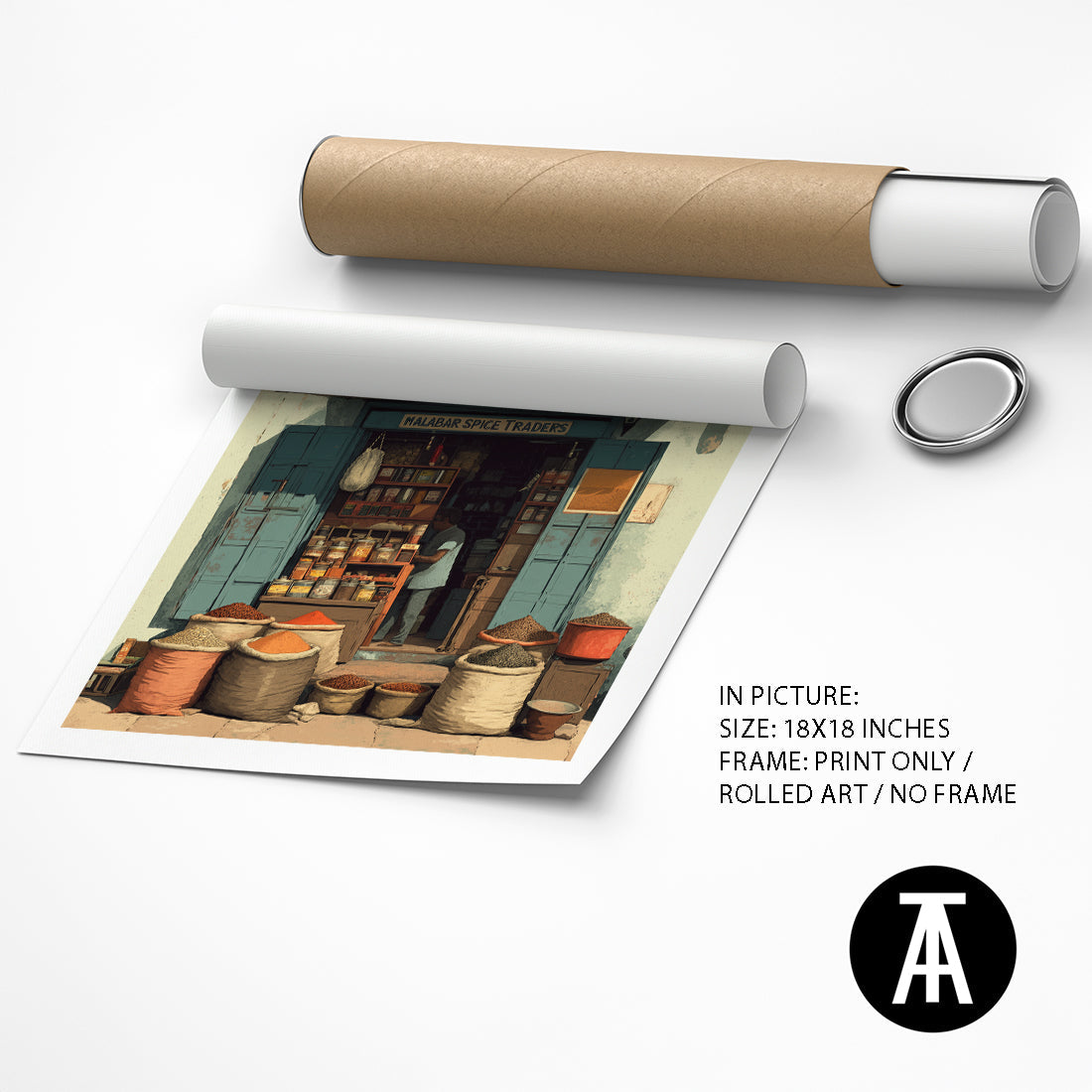Artwork as Print Only / Rolled Art