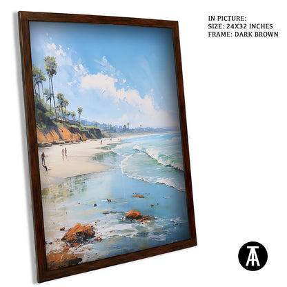 Artwork in Metal Champagne Gold Frame