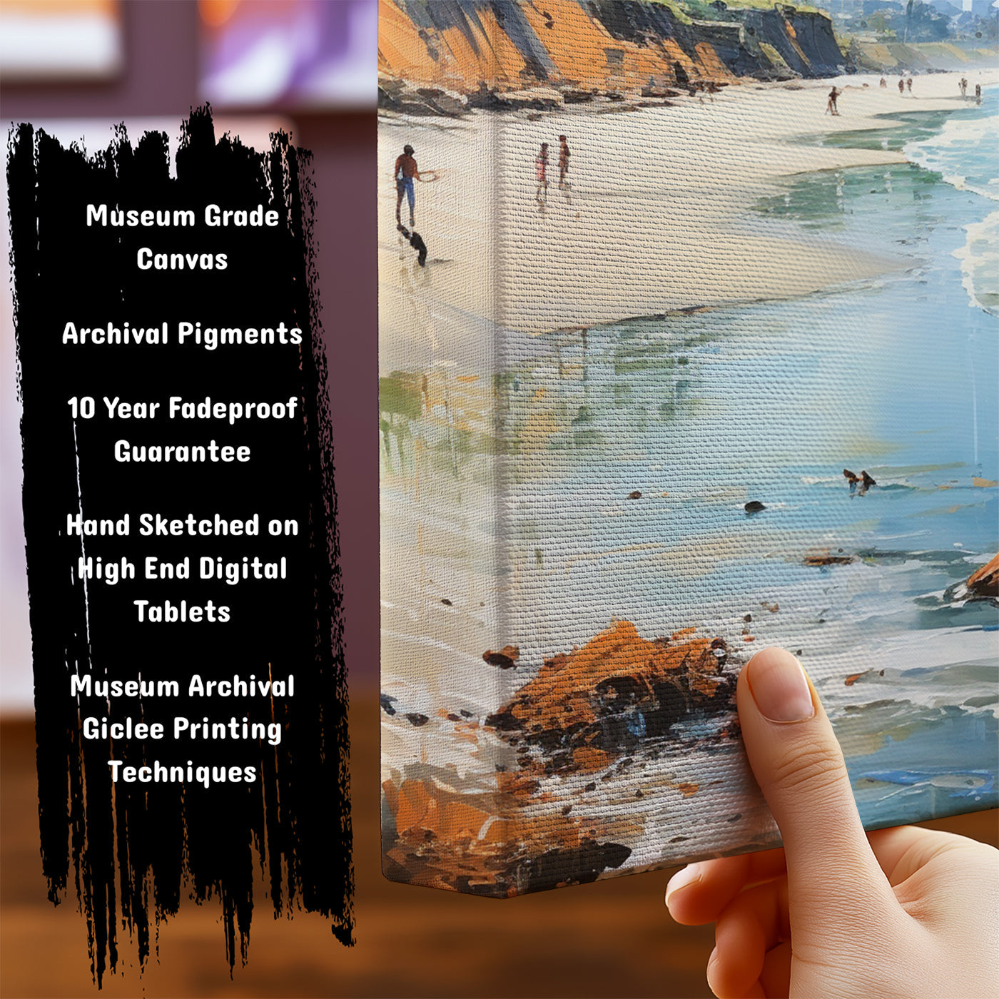 Information about California Canvas Art Print
