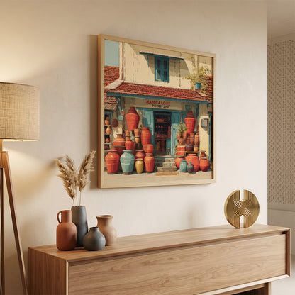 Indian Art in a Lifestyle Setting