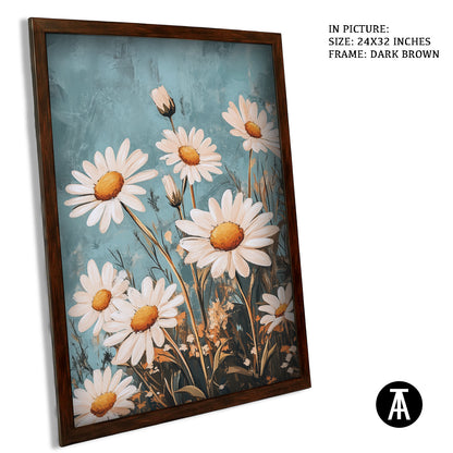 Artwork in Metal Champagne Gold Frame