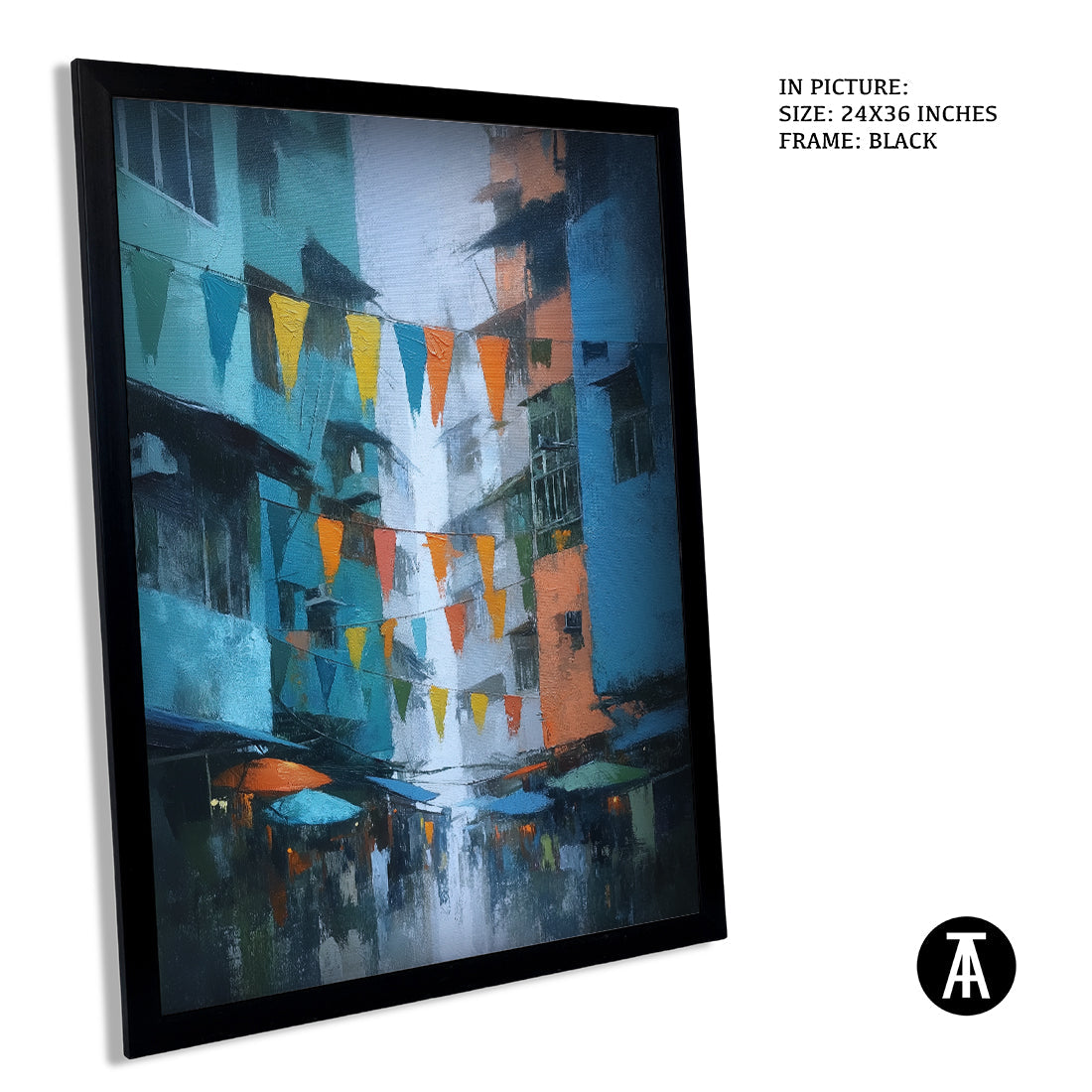 Artwork in Metal Earling Silver Frame