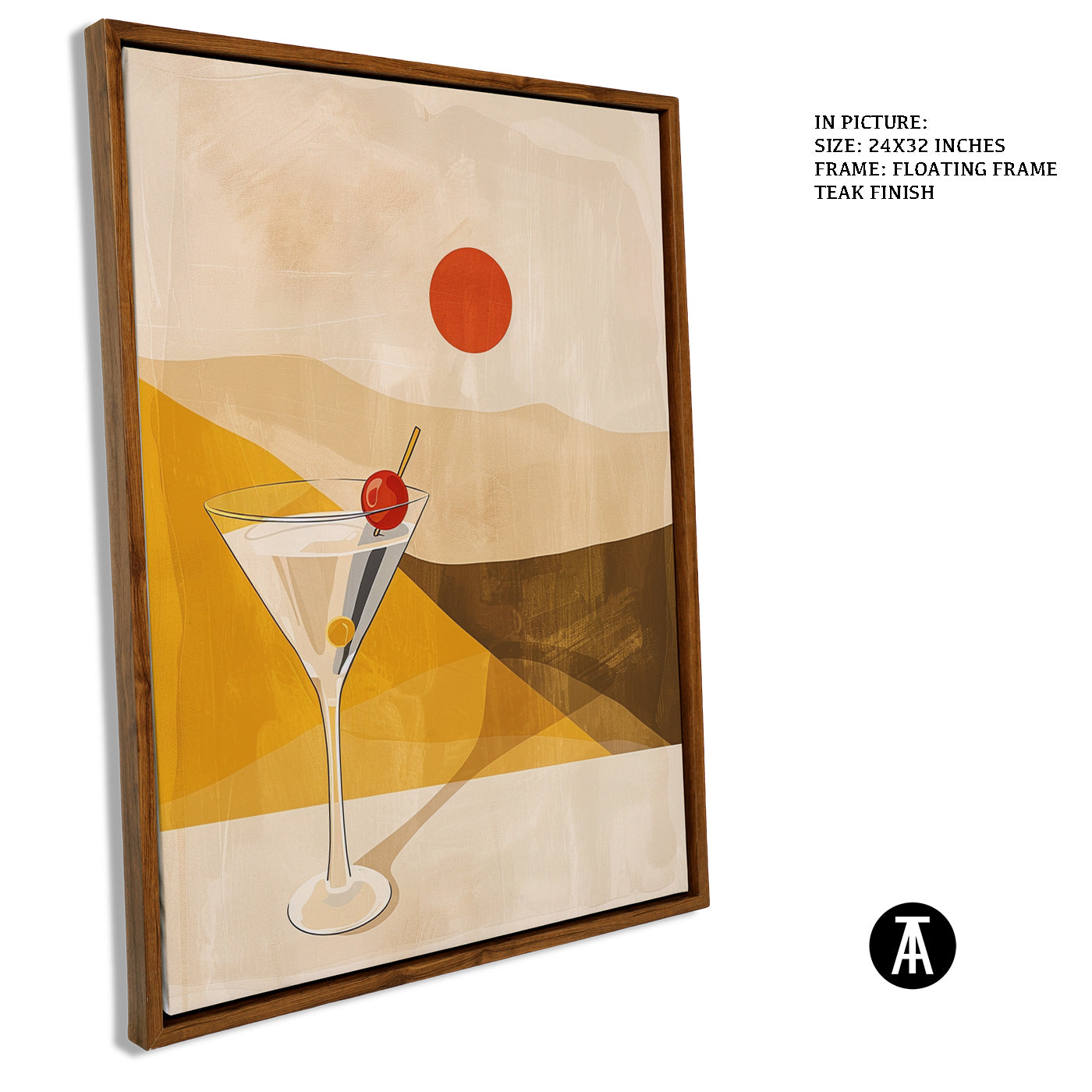 Artwork in Floating Frame