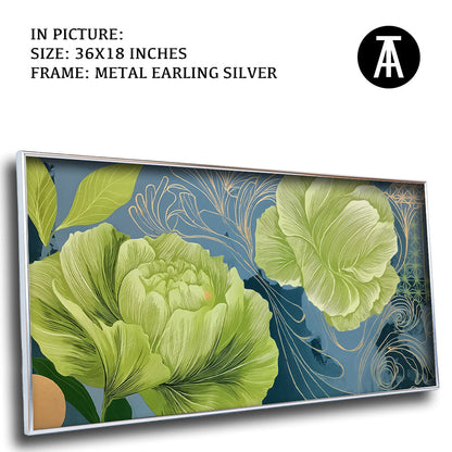 Artwork in Metal Earling Silver Frame