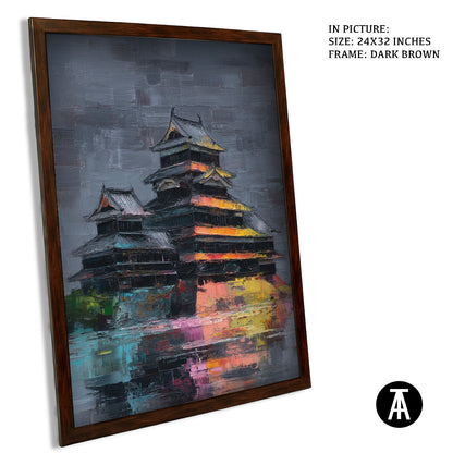 Artwork in Metal Champagne Gold Frame