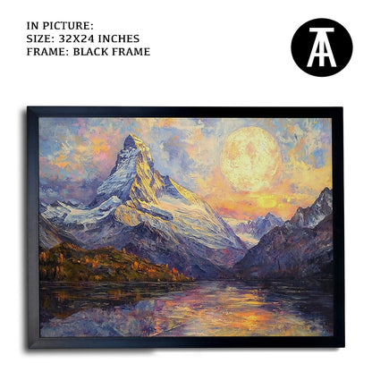 Artwork in Metal Earling Silver Frame