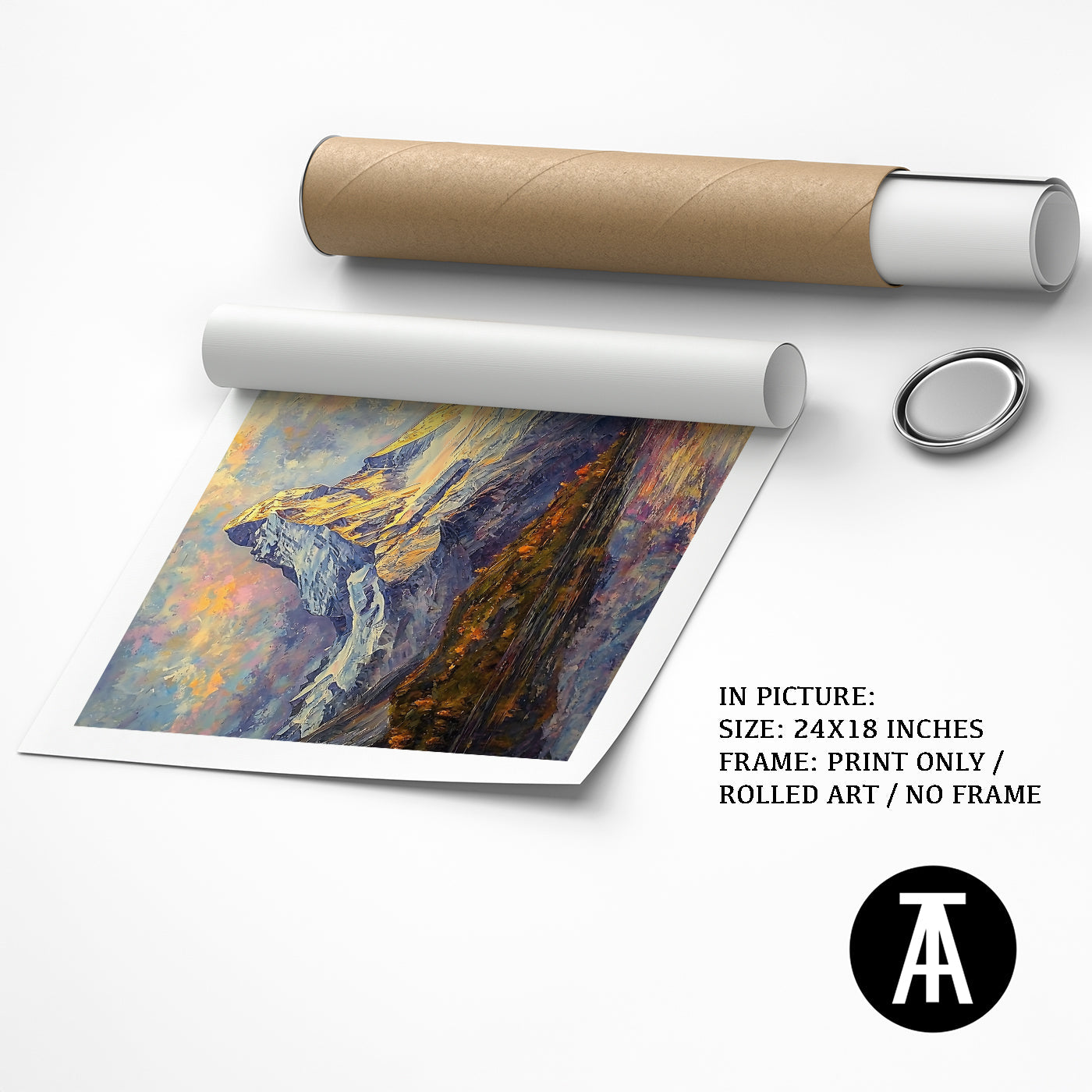 Artwork as Print Only or Rolled Art