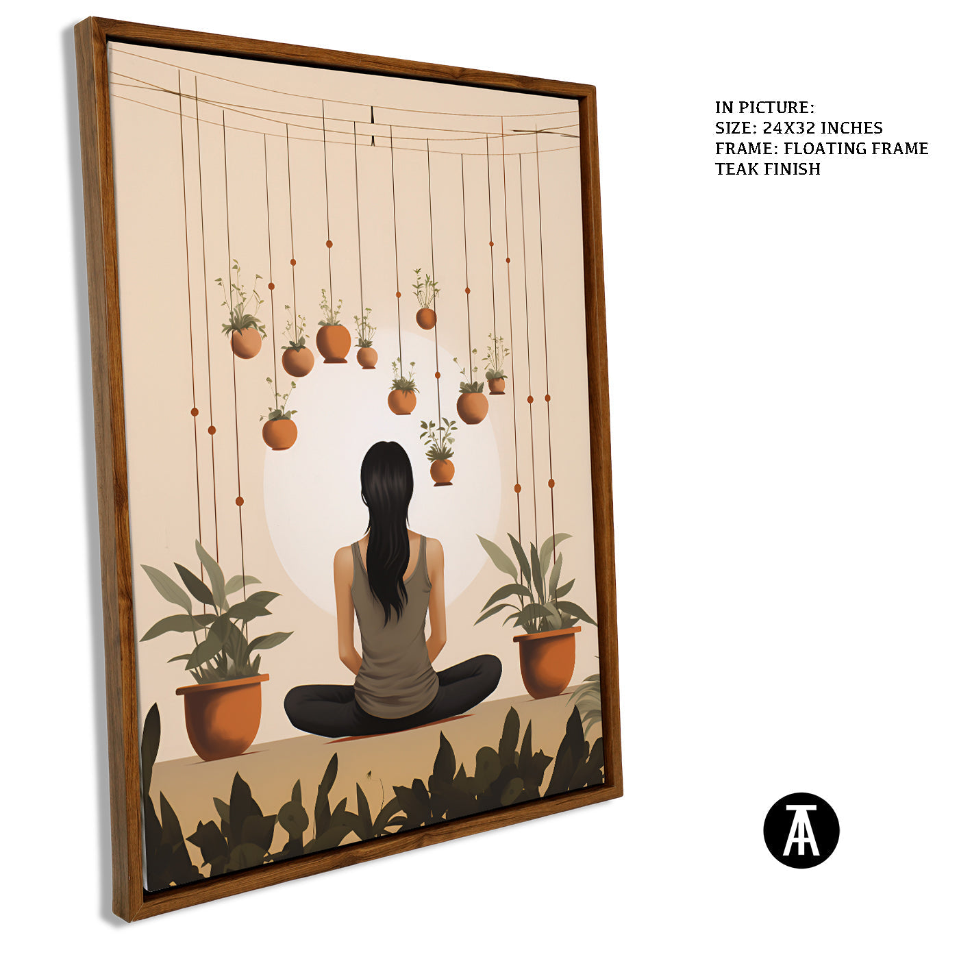 Artwork in Floating Frame