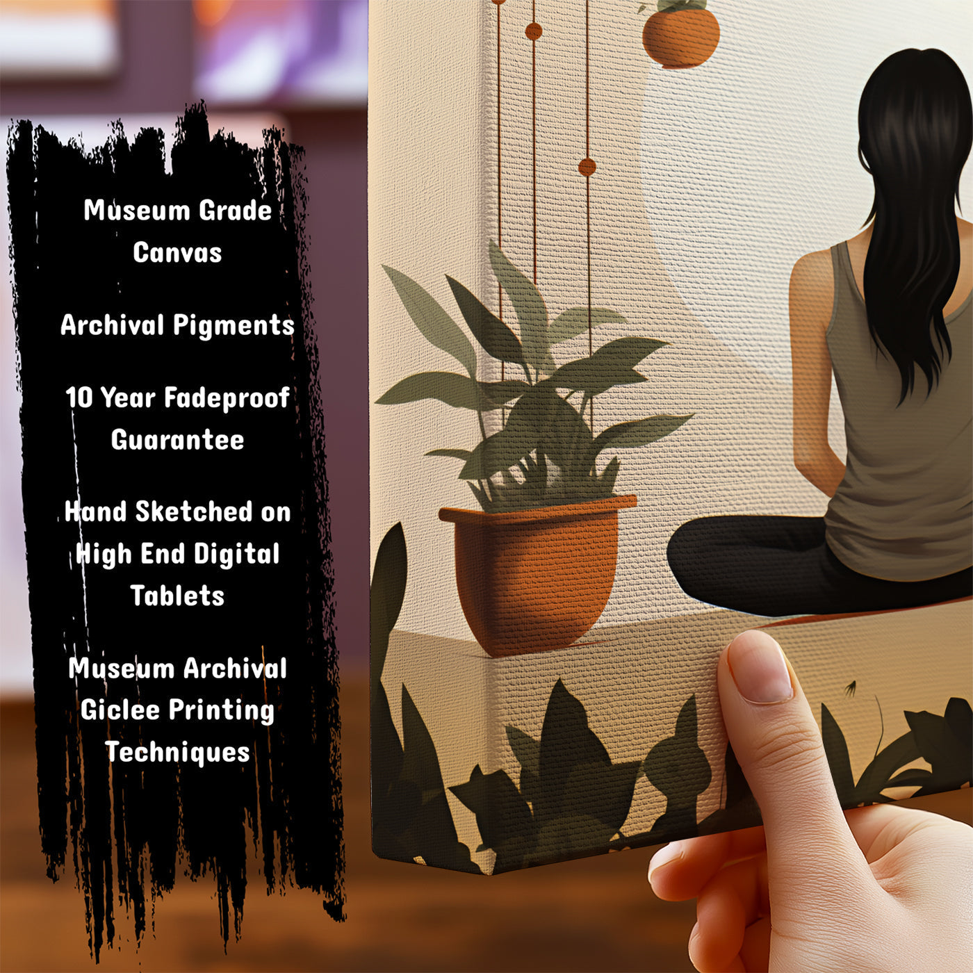 Information about Boho Canvas Art