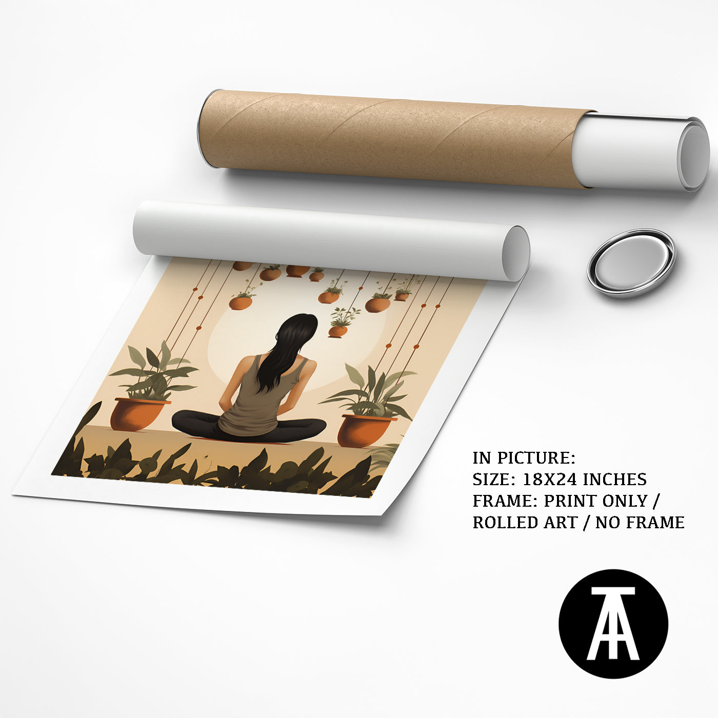 Artwork as Print Only or Rolled Art