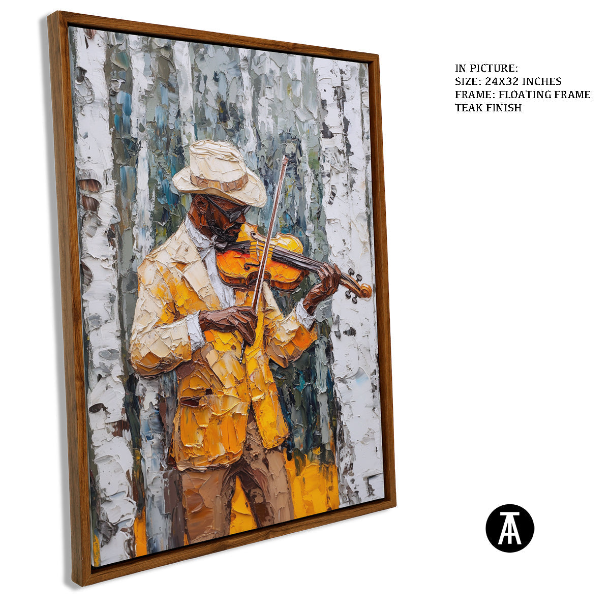 Artwork in Floating Frame