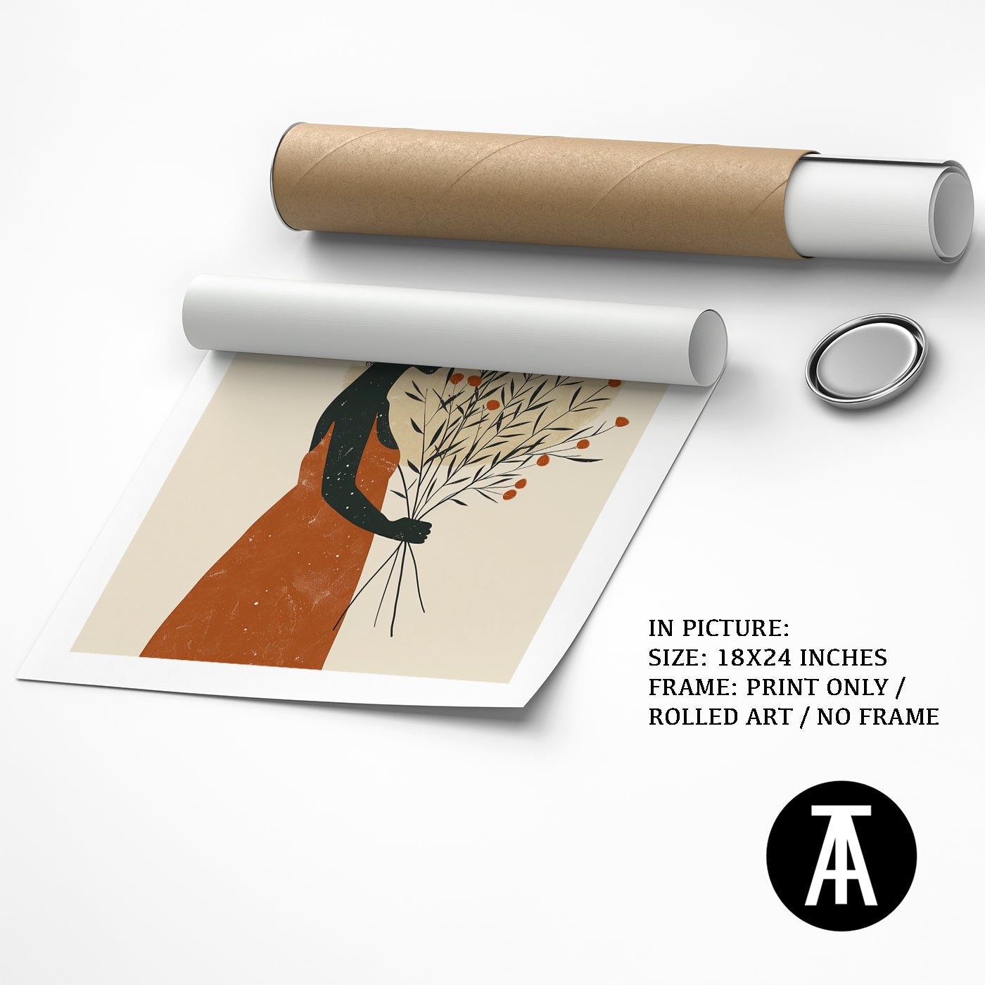 Artwork as Print Only or Rolled Art