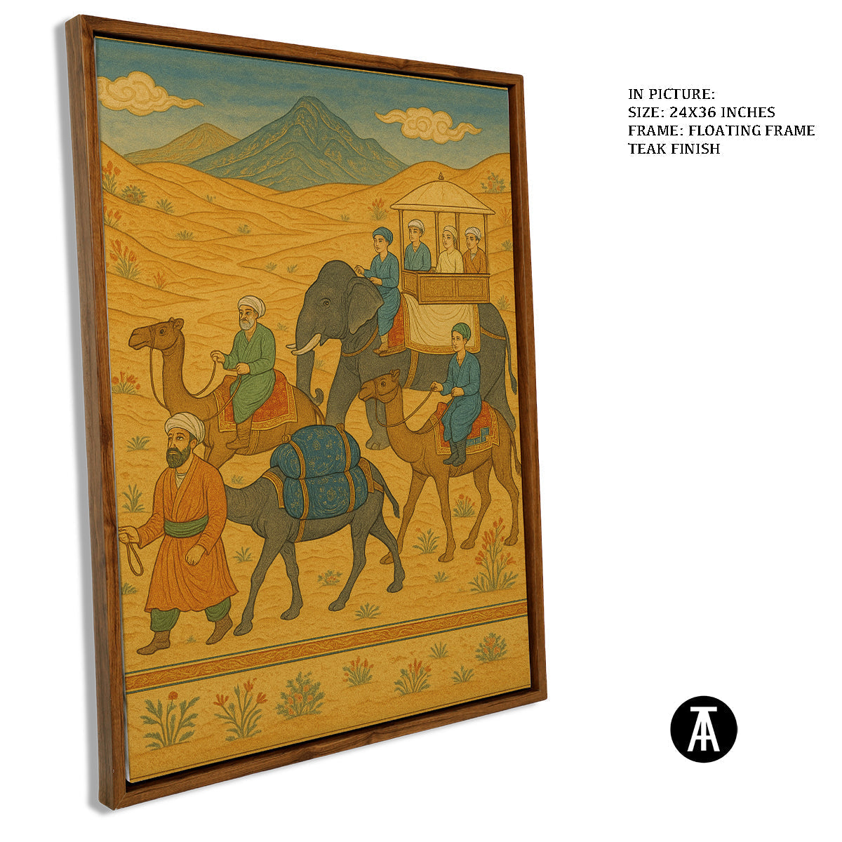 Artwork in Floating Frame