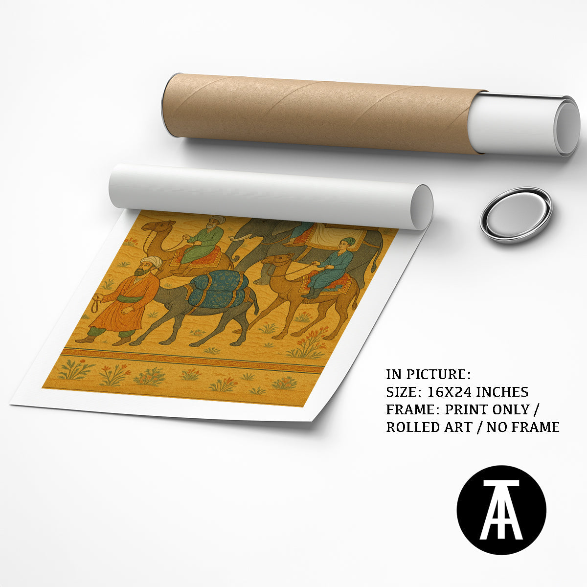 Artwork as Print Only / Rolled Art