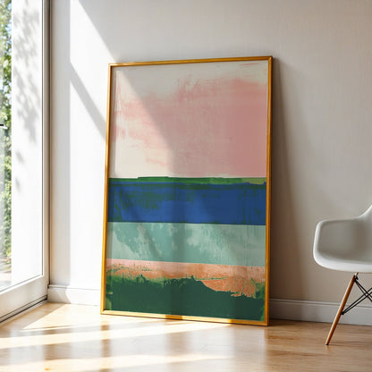 Abstract Art in a Lifestyle Setting Mid Summer by NYC Abstract