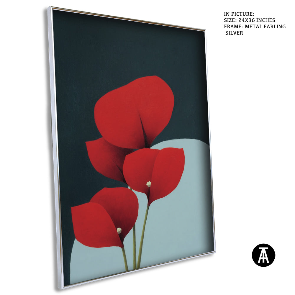 Artwork in Metal Earling Silver Frame