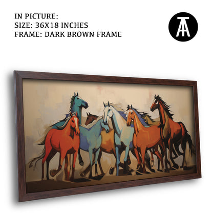 Artwork in Metal Champagne Gold Frame