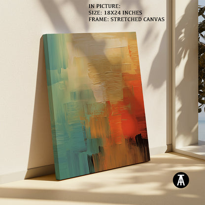 Artwork in Natural Wood Frame