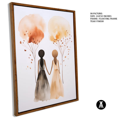 Artwork in Floating Frame