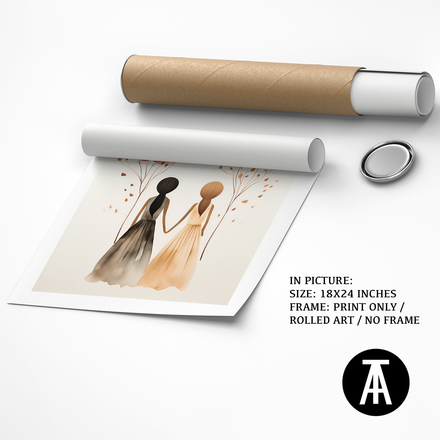 Artwork as Print Only or Rolled Art