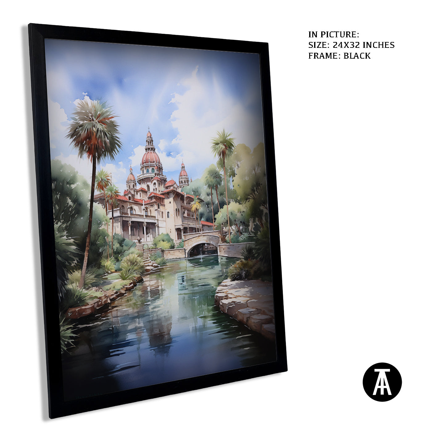 Artwork in Metal Earling Silver Frame