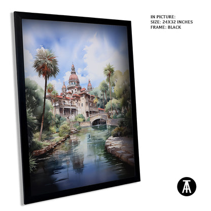 Artwork in Metal Earling Silver Frame