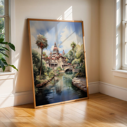 California Painting in a Lifestyle Setting