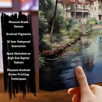 Information about California Canvas Art Print