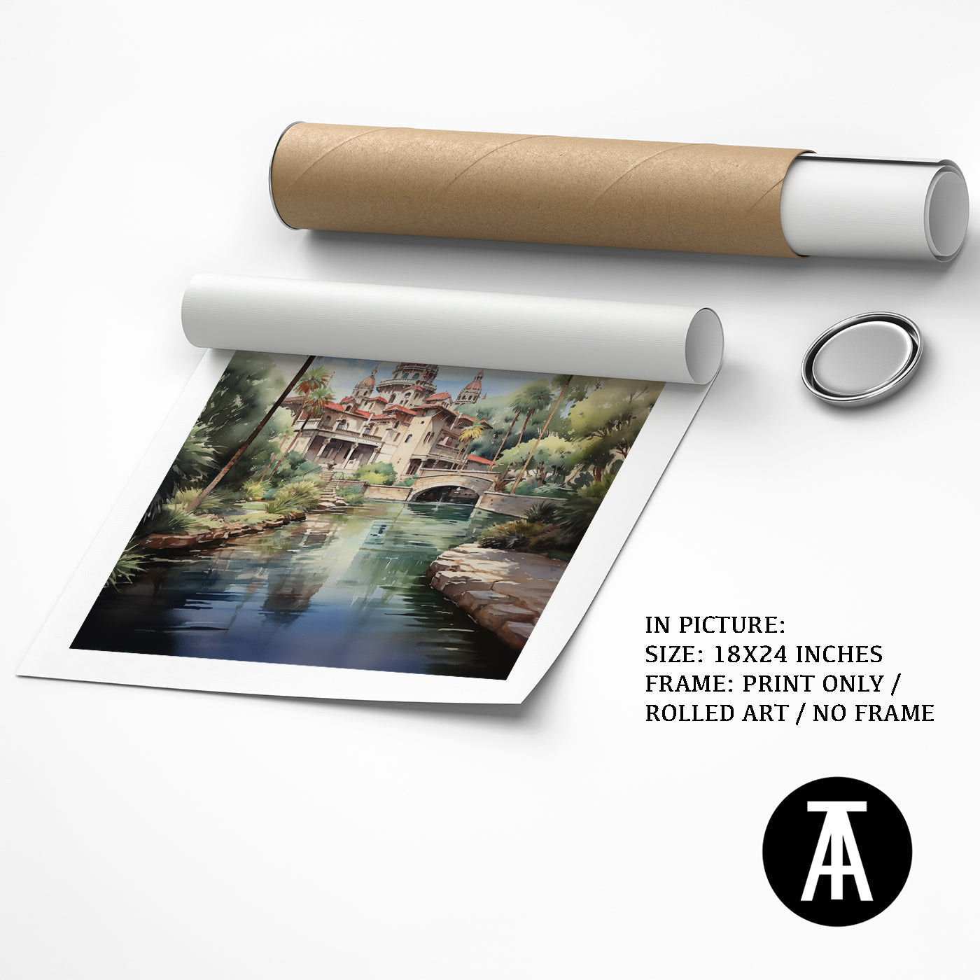 Artwork as Print Only or Rolled Art