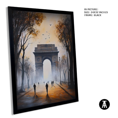 Artwork in Metal Earling Silver Frame