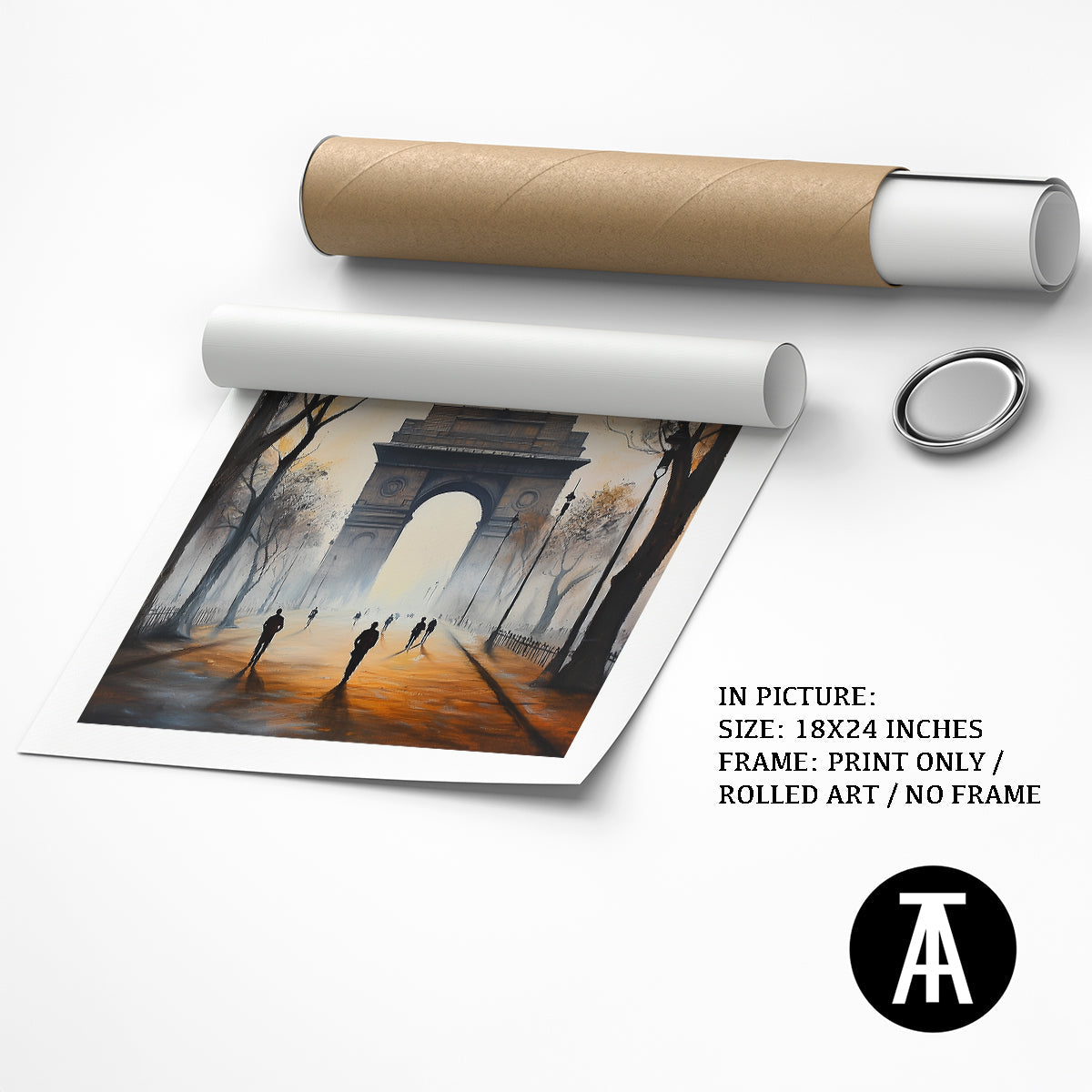 Artwork as Print Only or Rolled Art