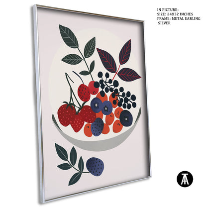 Artwork in Metal Earling Silver Frame