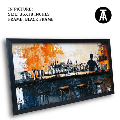 Artwork in Metal Earling Silver Frame