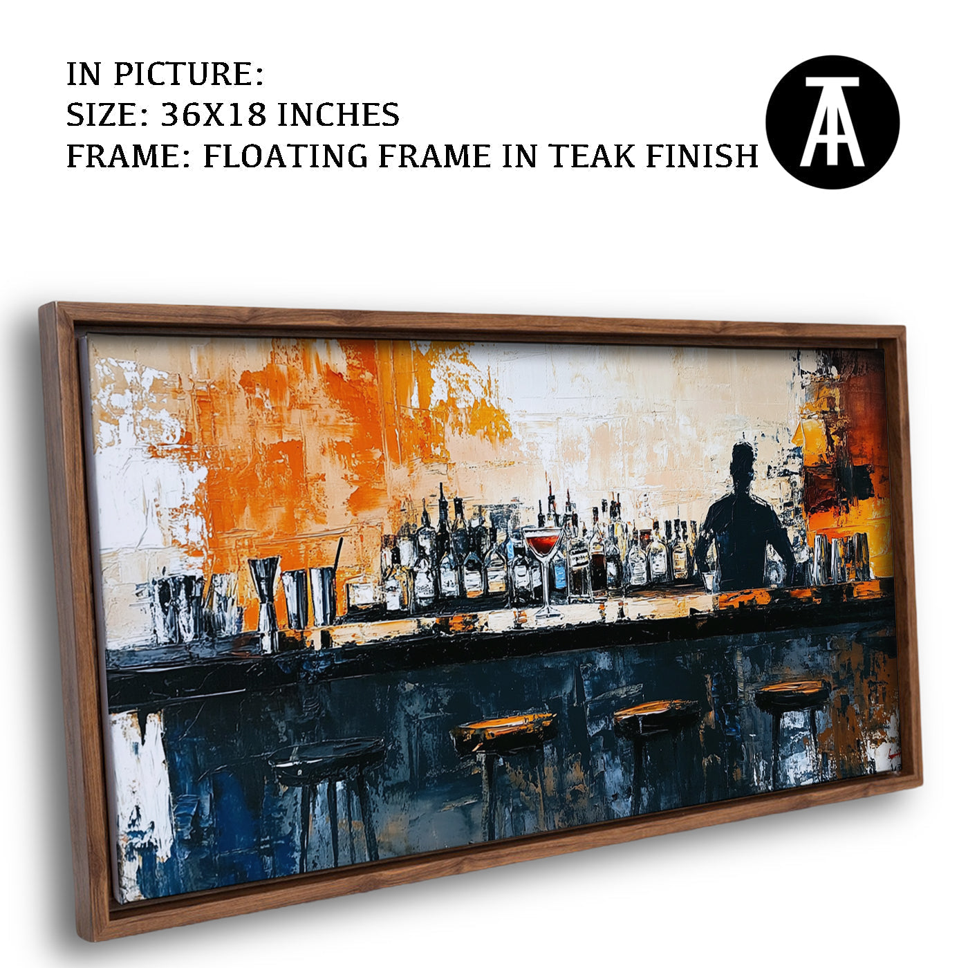 Artwork in Floating Frame