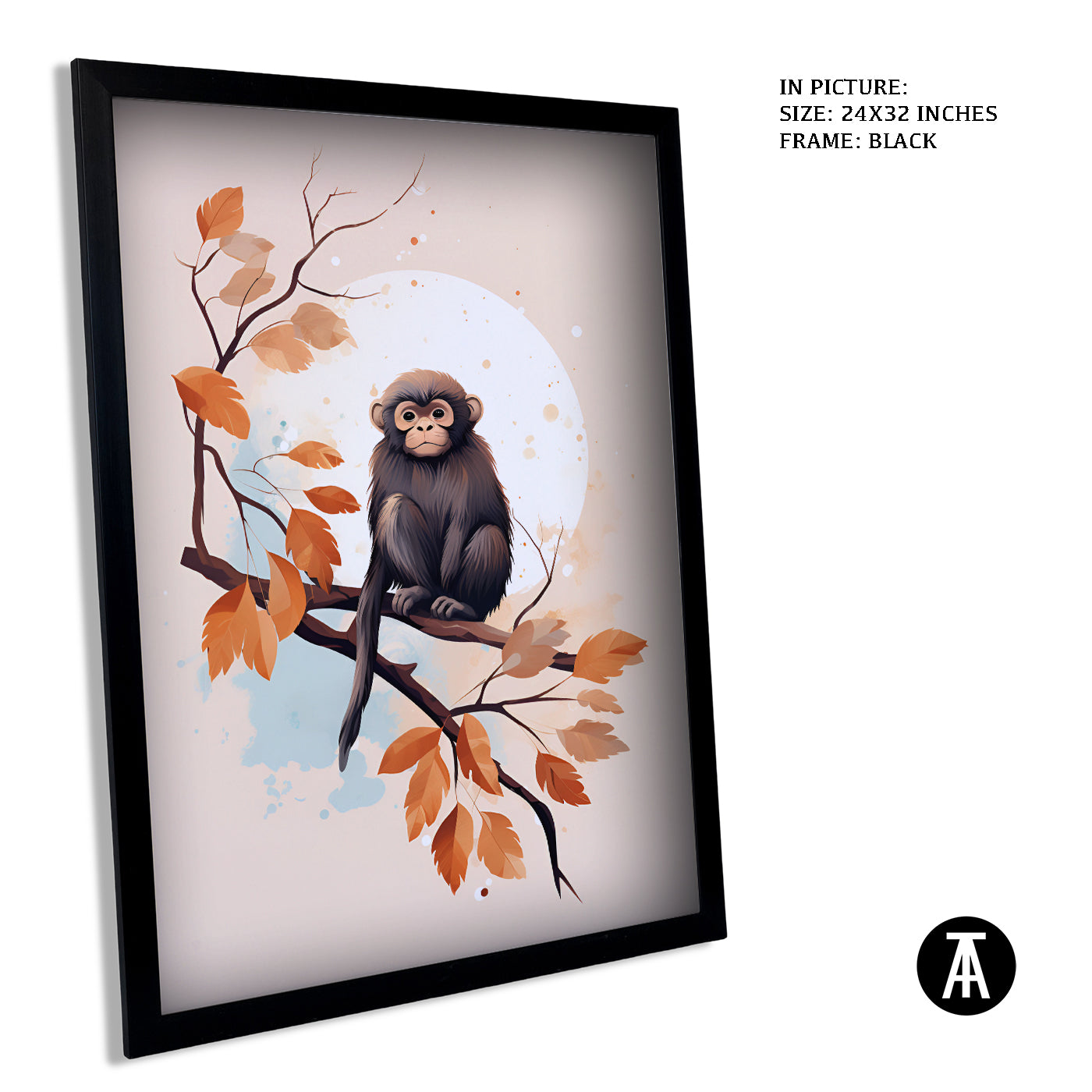 Artwork in Metal Earling Silver Frame