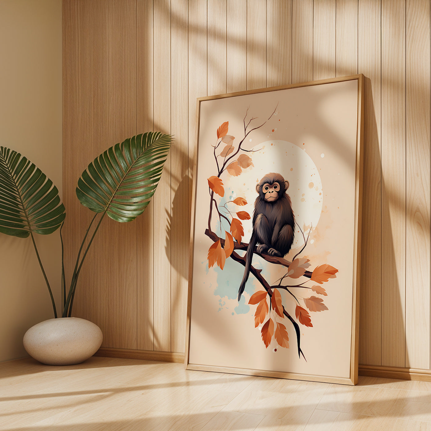 Boho Painting in a Lifestyle Setting