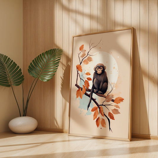 Boho Painting in a Lifestyle Setting