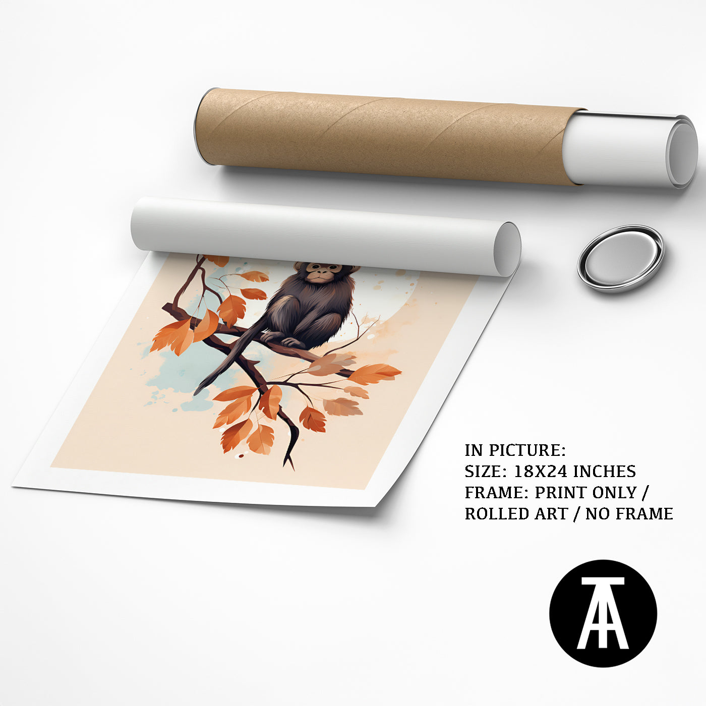 Artwork as Print Only or Rolled Art