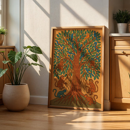 Heritage Indian Painting in a Lifestyle Setting