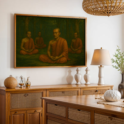 Heritage Indian Painting in a Lifestyle Setting