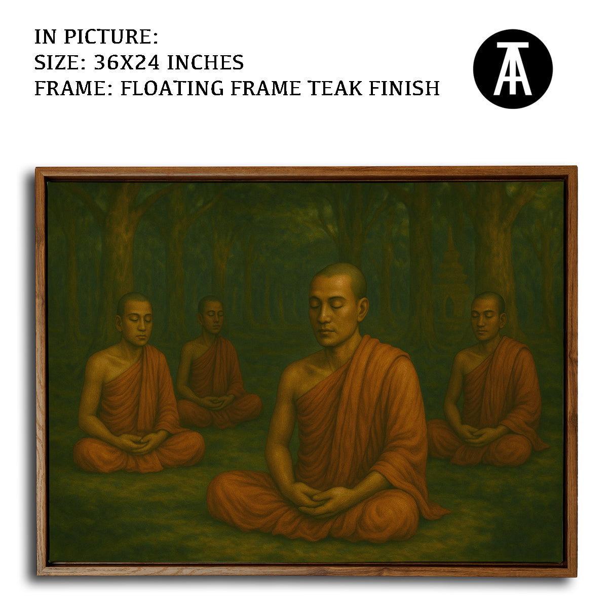 Artwork in Floating Frame