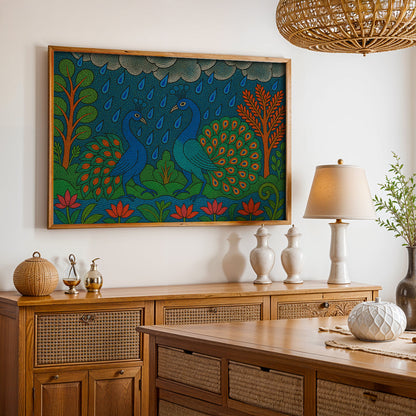 Heritage Indian Painting in a Lifestyle Setting