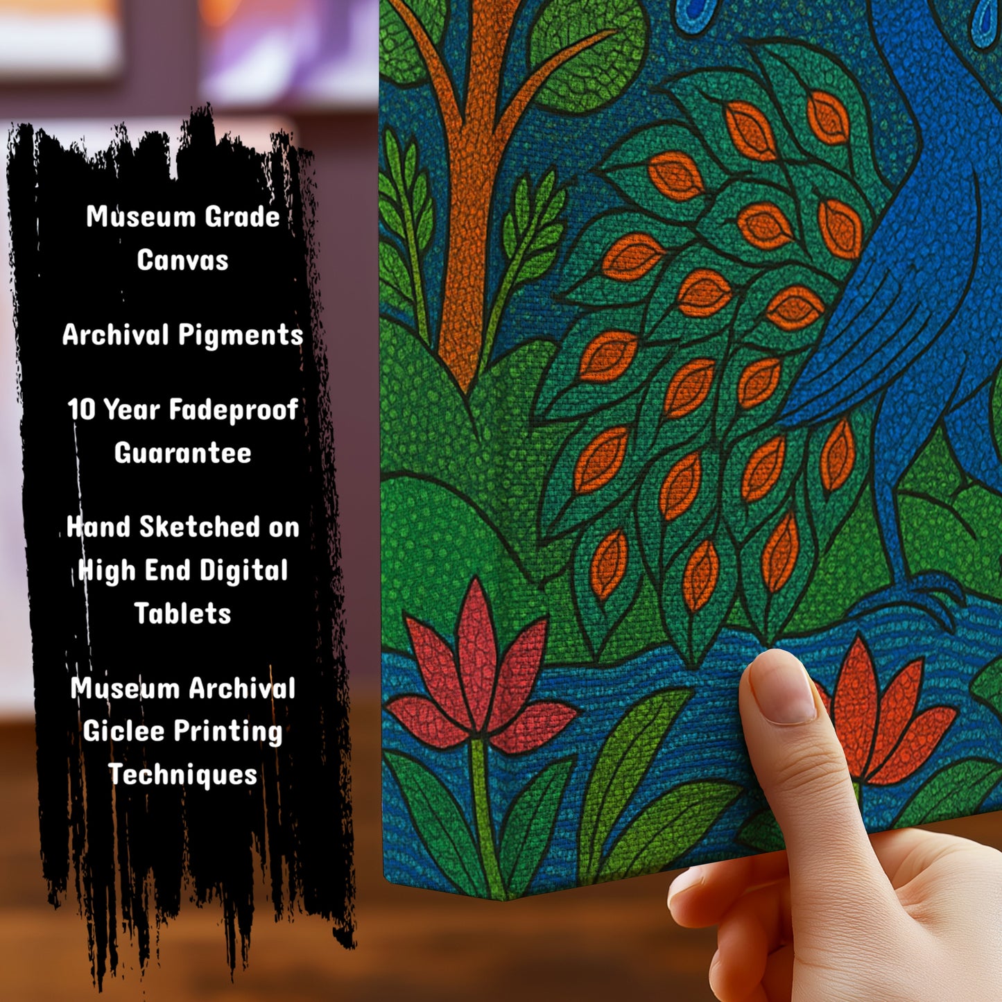 Information about Indian Art Canvas Art Print