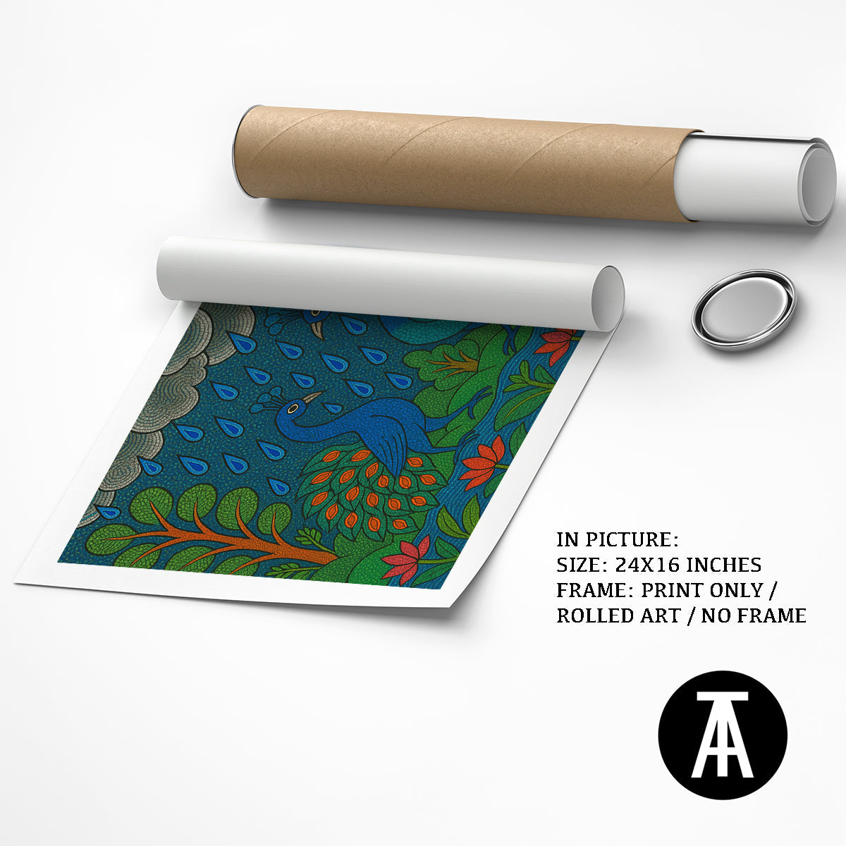 Artwork as Print Only / Rolled Art